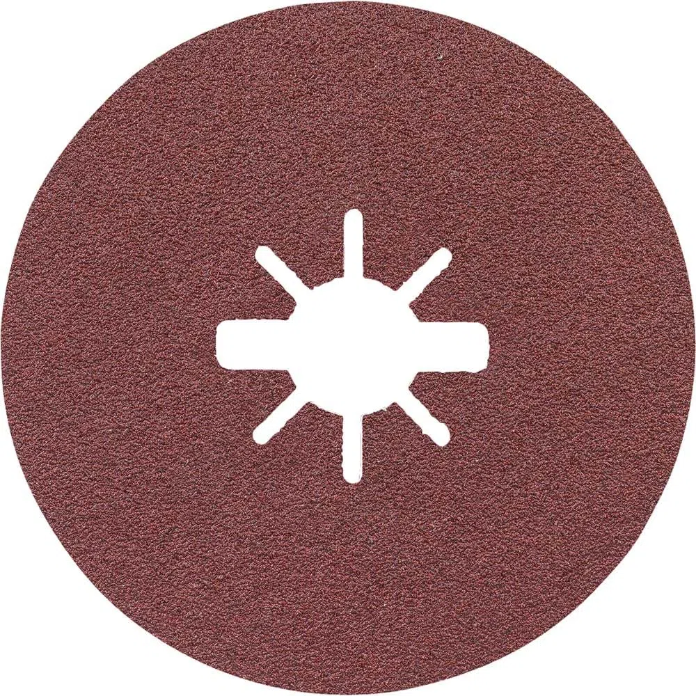 Bosch Accessories - Discos de lija de fibra (para metales, X-LOCK, R444, Ø125 mm, grano 60, diámetro del orificio: 22,23 mm)